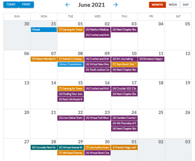 Events Calendar