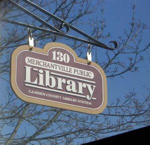 Merchantville Public Library Sign