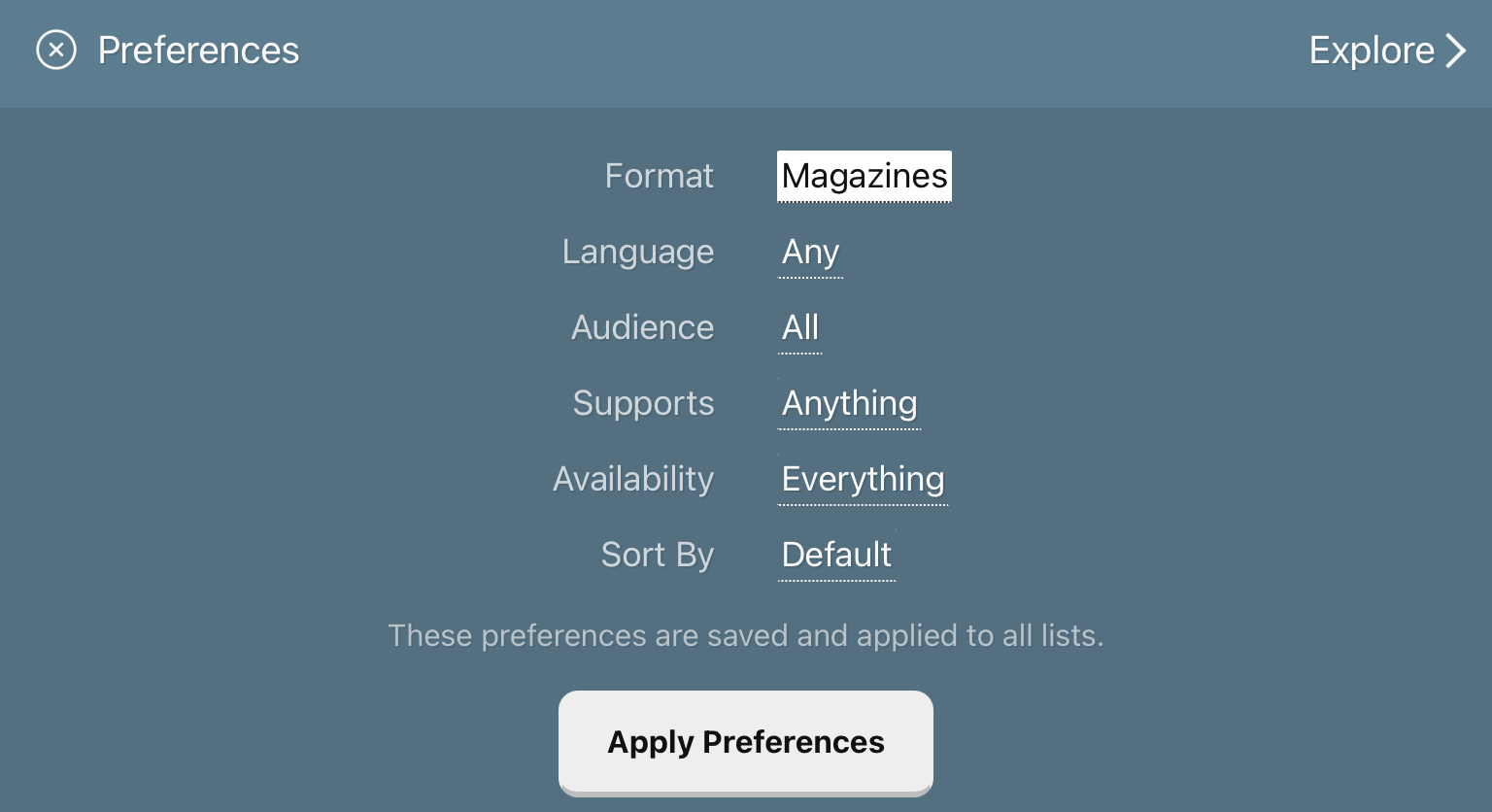 See just magazines in Libby