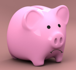 Sad Piggy Bank