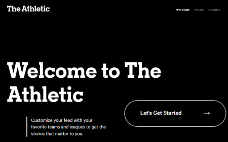 Welcome to the Athletic